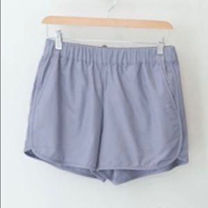 NWT Madewell Pull-On Shorts in Peri Dusk Blue. XL.